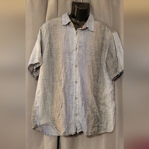 Men's Casual Blue Shirt